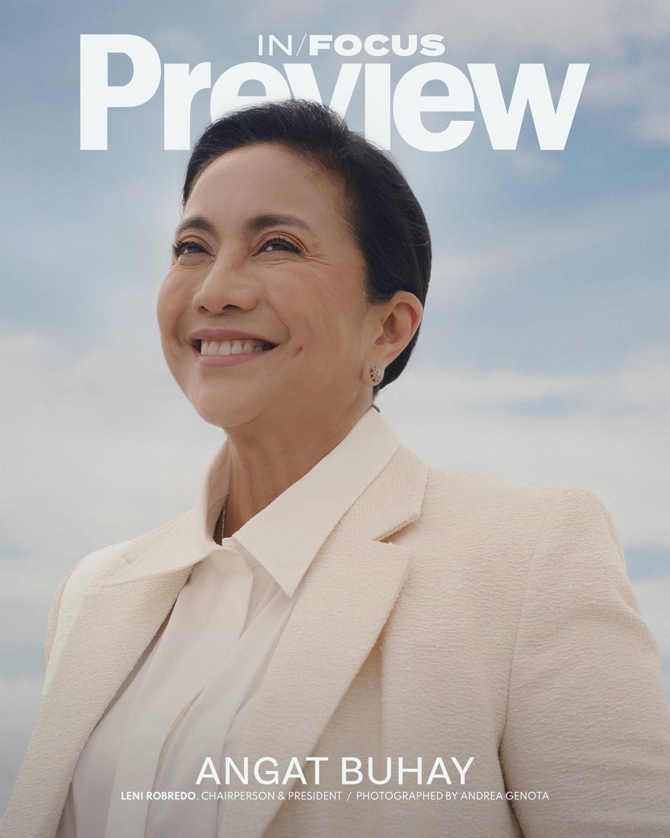 My power woman. The leader I look up to. My president! 💖 @lenirobredo for @previewph