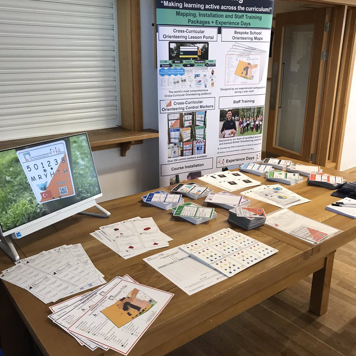 Today we are at the Wiltshire PE Conference at stand 9 - come and say hello! 👋 #crosscurricular #school #orienteering #company #outdoor #active #learning #enhance #enrich #fun #education #pe