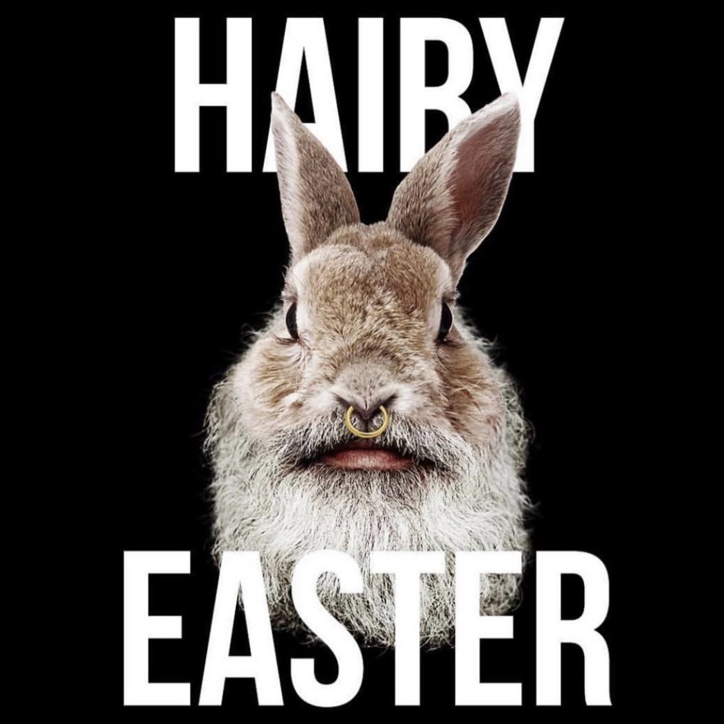 “Hairy Easter” Guys ..

OPEN “GOOD FRIDAY” 
CLOSED “EASTER MONDAY” .. 

We’re get you looking “egg”tra Cool this #easter .. 
tap link to book your appointment 
barbertown.co.uk 

#WorcestershireHour #worcester #malvern #droitwich #Worcestershire