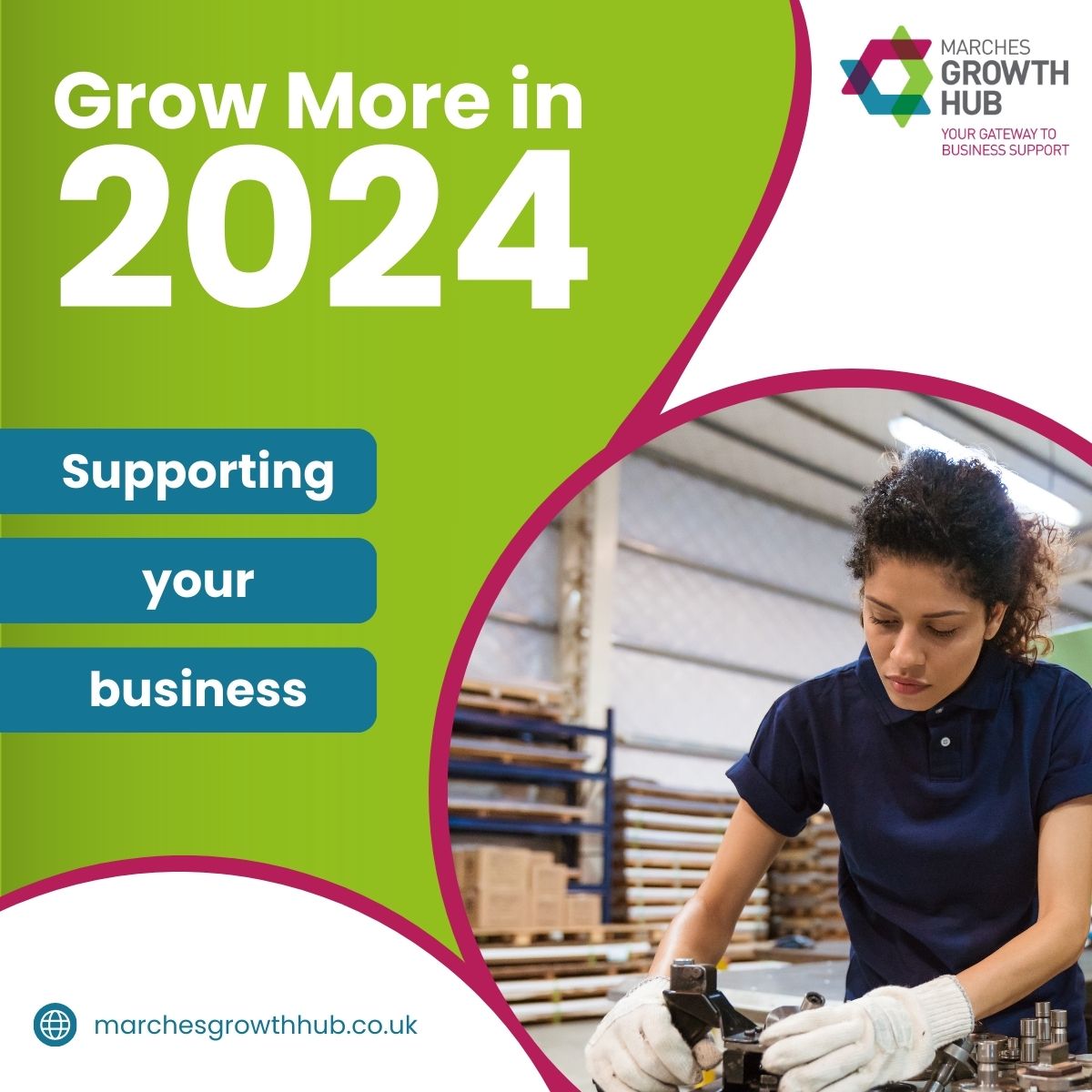 Did you know? The Marches Growth Hub is your gateway to business support. Explore our website for a variety of funding, events, seminars and expert advice. Let's make 2024 the year your business thrives. bit.ly/49ovp6e #GrowMoreIn2024