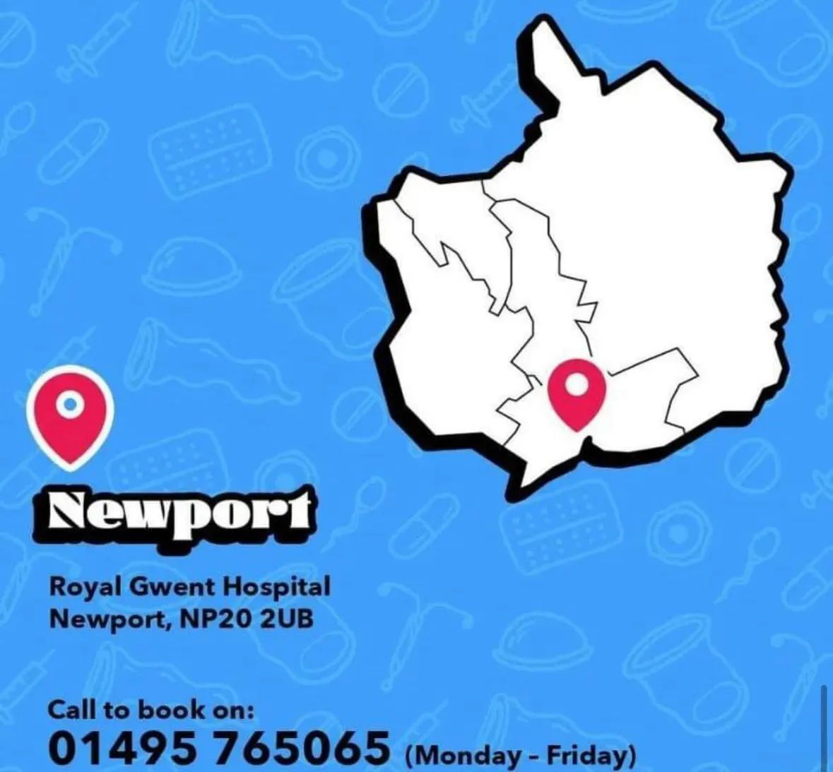Contraception, Sexually Transmitted Infections, whatever it is, your local hub is here to help. Your local Sexual Health Hub in Newport is in the Royal Gwent Hospital. Call 01495 765065 to book an appointment. #SexualHealth #SafeSex #ABUHB #Gwent