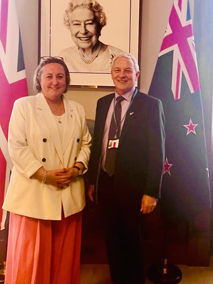Always good to catch up with Foreign Minister, Anne-Marie Trevelyan, to discuss the key areas where we work together as nations globally.