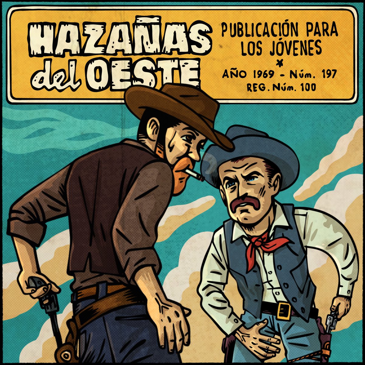 N.26 HAZAÑAS DEL OESTE
Barcelona, 1962/1971
Ed. Toray, S.A.

Tebearzo, cada día un tebeo.
 #tebearzo #yoquierountebeo #tebeos #revistas #comic #diadelcomic #historietas