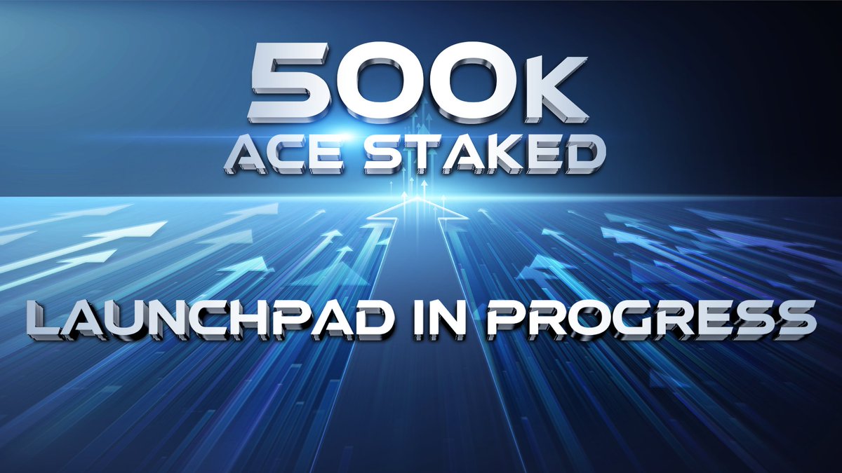 500K ACE Staked 🔗Launchpad: launchpad.fusionist.io 📜Contract: explorer-endurance.fusionist.io/address/0x62eC… ‼️ Any content related to the project mentioned in comments under this tweet is a scam. This marks the end of this tweet ‼️