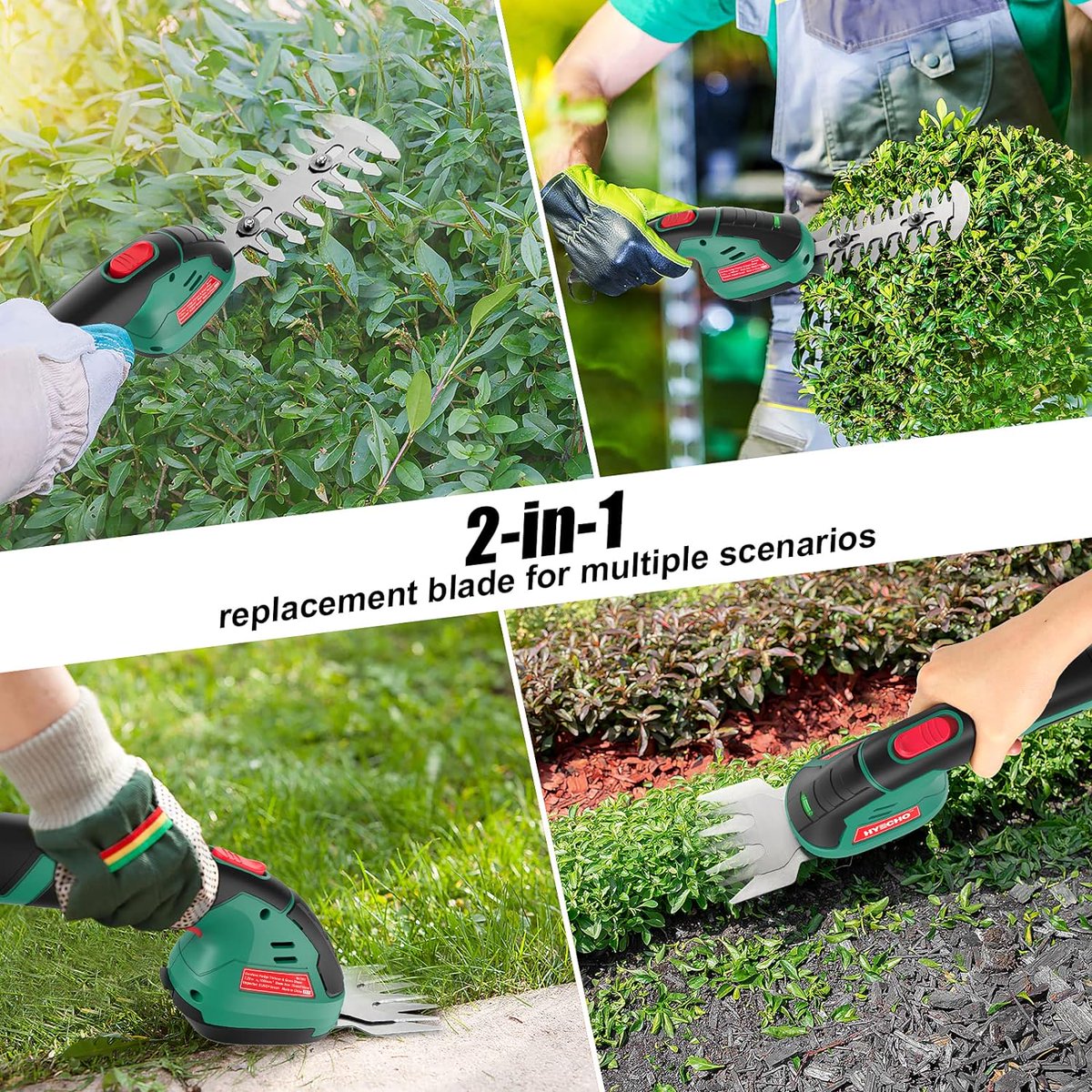 HyechoTools's tweet photo. The 7.2V hedge trimmer comes with an innovative and improved motor, up to 1000 RPM speed ensuring efficient operation of the grass shear.😎
Know more here👉https://t.co/YUBGrZVpbf https://t.co/nILgHJzWEd