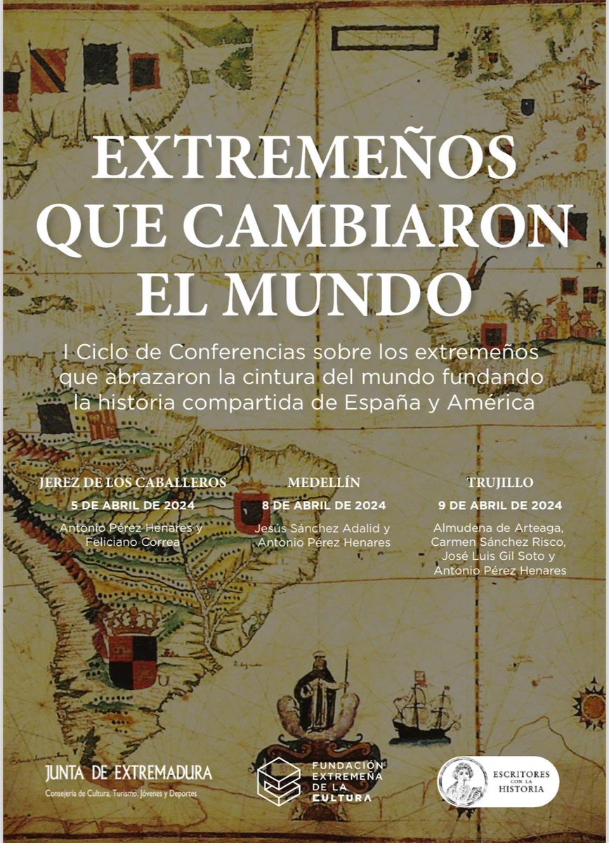 Están todos ustedes invitados. Se agradece difusión. ⁦@JaviSantamarta⁩ ⁦@HernnCortes⁩ ⁦@Pizarro1478⁩ ⁦@LHispanico⁩ ⁦@chanihenares⁩ ⁦@Adama_america⁩ ⁦⁦⁦@escritoresconl1⁩ ⁦@laushispaniae⁩ ⁦@abc_cultura⁩