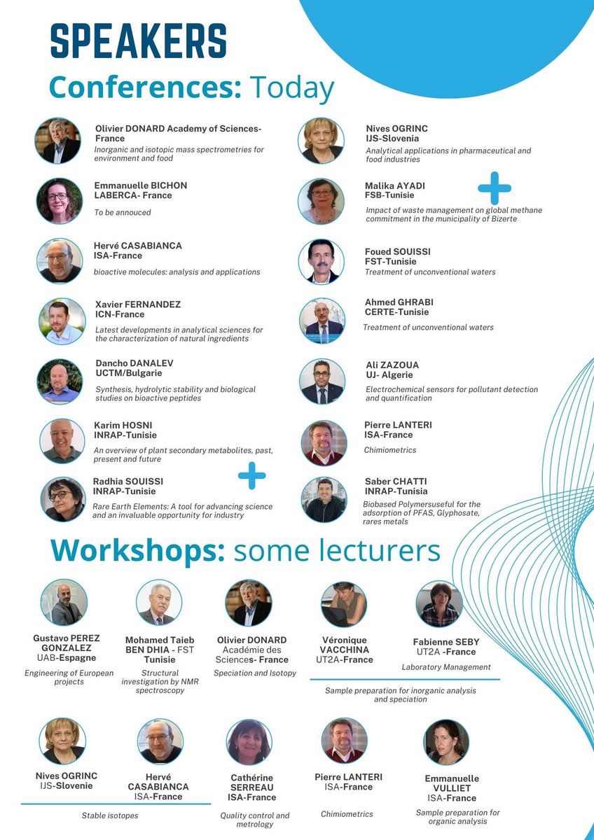 TUNTWIN2's tweet image. The deadline for submitting abstracts for the Spectromed congress has been extended to March 31, 2024. This event includes interactive workshops, providing a unique platform for meeting mass spectrometry experts from multiple fields.#environment, #food, #health @REA_research