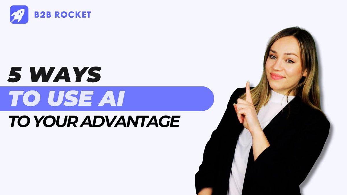 5 ways to use AI to your advantage youtu.be/ThHaK_pkj3Q?si… via @YouTube