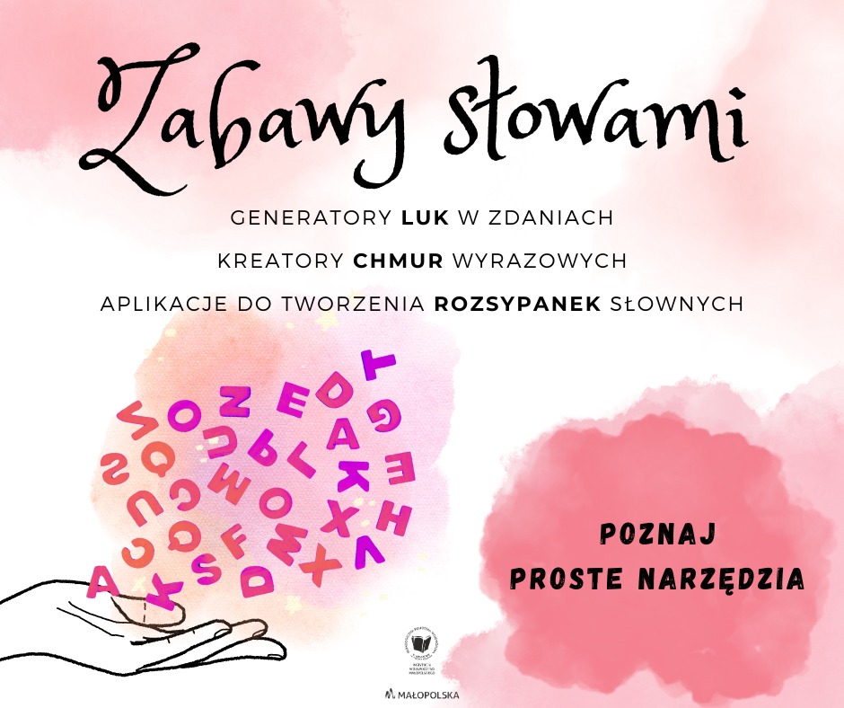 pbw_krakow's tweet photo. 🤹🔡 Polecamy proste #narzędzia i #generatory online do tworzenia rozsypanek słownych, luk w zdaniach i chmur wyrazowych ⤵️
Zabawy słowami 🌐➡️ https://t.co/6PXQlo4vxw

Ten i pozostałe #kursy są dostępne po zalogowaniu jako Gość 🔌😀

#KursyOnline #elearning #Moodle #PBWKraków