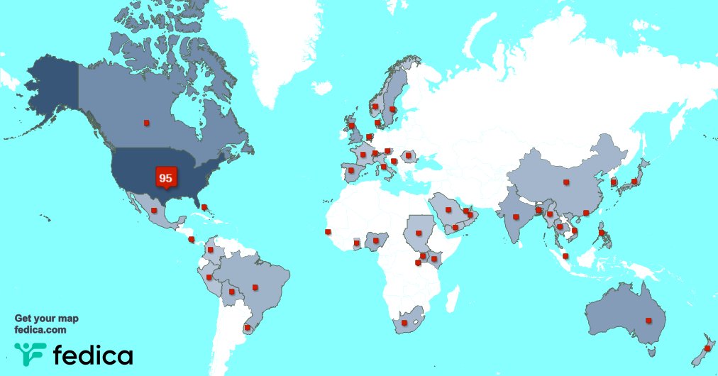 I have 3 new followers from USA, and more last week. See fedica.com/!ValVerdeSupt