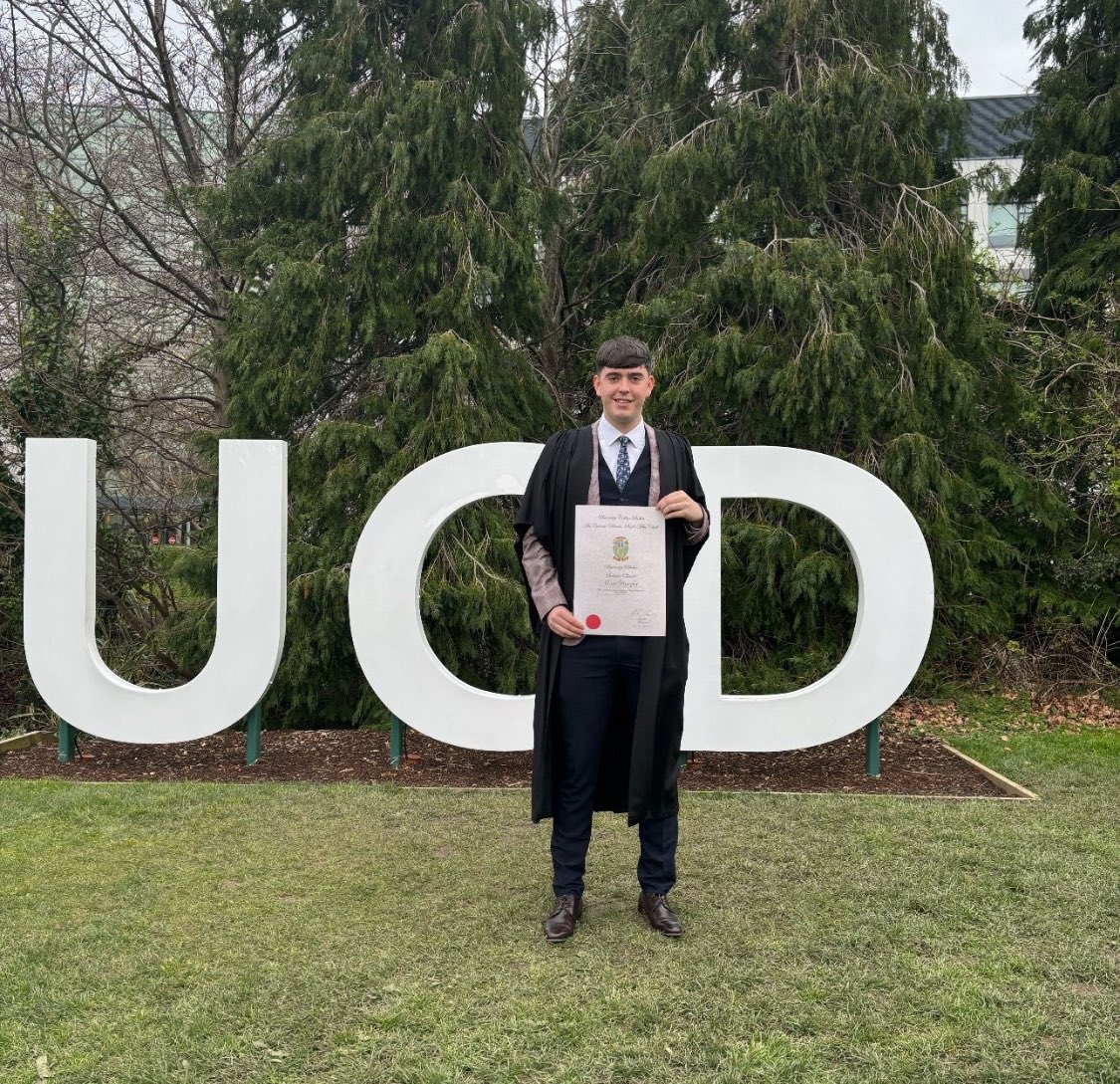 Congratulations to past pupil Shane Murphy who recently received the Stage 3 Scholarship in BSc Sport & Exercise Management at this year’s UCD awards ceremony. Well done Shane. A bright future awaits you. 🙌🏼 #cbsfamily #alumni #academic #excellence