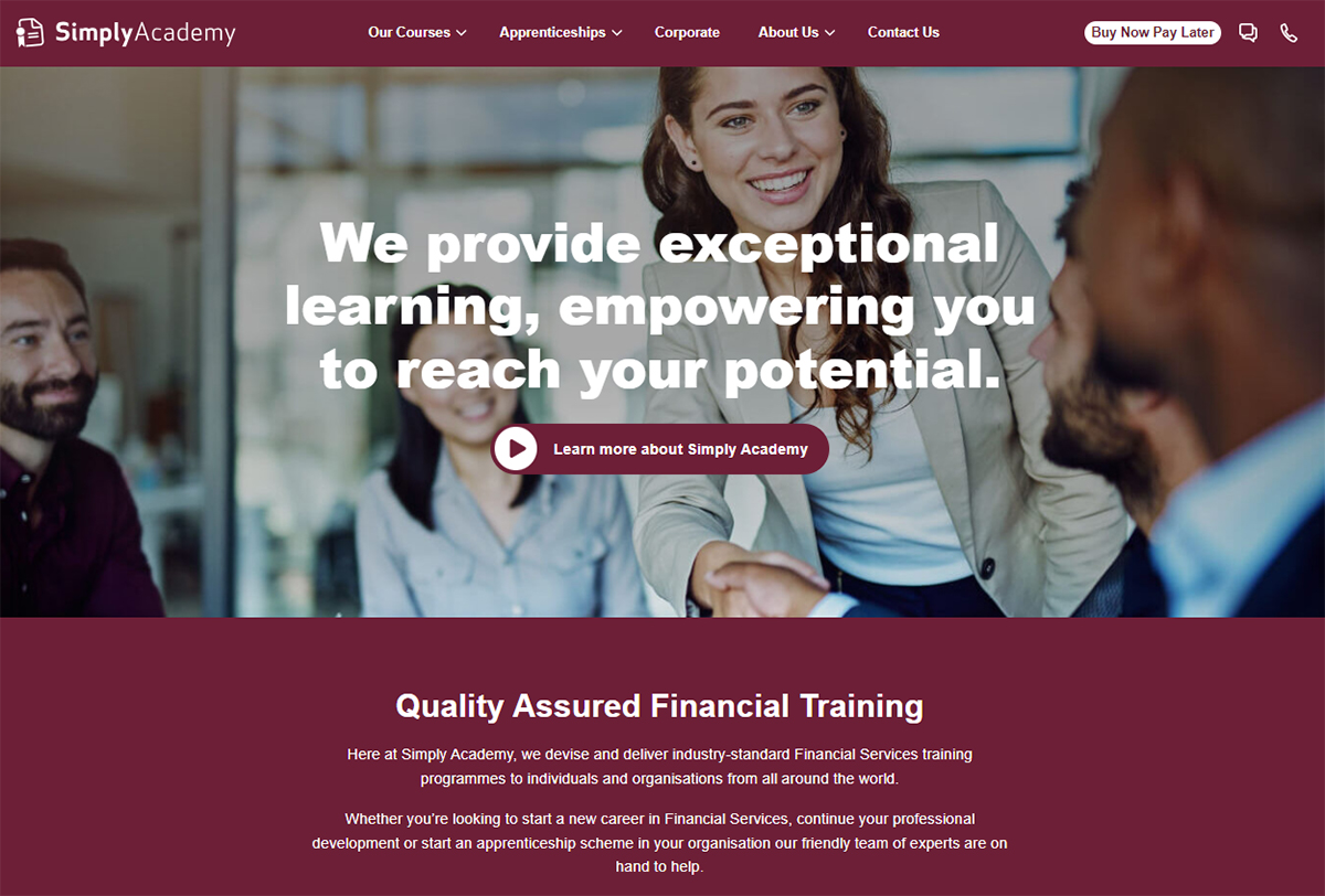 🆕 We’ve given the Simply Academy website a new look and now it’s easier than ever to take your first step towards a new career in #FinancialServices. 👀 Take a look and book your #CeMAP or DipFA course at simplyacademy.com