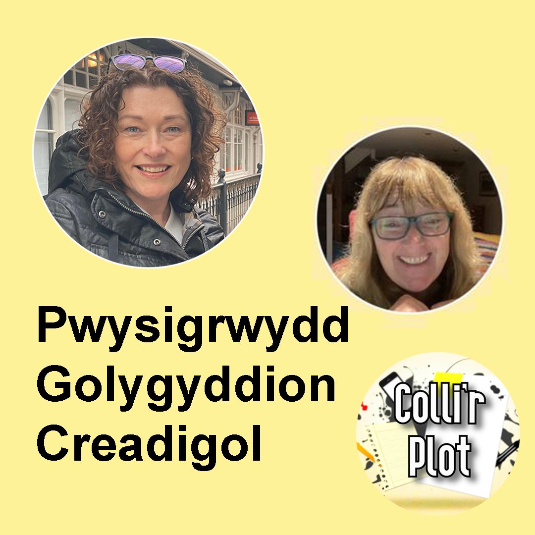 Colli'r Plot (@collirplot) on Twitter photo 🚨Pennod newydd🚨
Pwysigrwydd Golygyddion Creadigol✍️
<a href="/BethanGwanas/">Bethan Gwanas🏴</a> sy'n darganfod mwy am swydd yr olygydd creadigol, ffrind gorau unrhyw awdur, am gyfnod o leiaf.
Un o'r goreuon yw <a href="/NiaRoberts3/">Nia Roberts</a> sy'n gweithio i <a href="/CarregGwalch/">Gwasg Carreg Gwalch</a>.
Gwrandwch yma 👉 linktr.ee/collirplot 🚨Pennod newydd🚨
Pwysigrwydd Golygyddion Creadigol✍️
<a href="/BethanGwanas/">Bethan Gwanas🏴</a> sy'n darganfod mwy am swydd yr olygydd creadigol, ffrind gorau unrhyw awdur, am gyfnod o leiaf.
Un o'r goreuon yw <a href="/NiaRoberts3/">Nia Roberts</a> sy'n gweithio i <a href="/CarregGwalch/">Gwasg Carreg Gwalch</a>.
Gwrandwch yma 👉 linktr.ee/collirplot