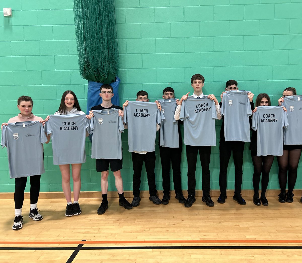 Our S5/6 Coaching Academy have finished the term strong with our last session with East Dunbartonshire Leisure and also being surprised with new t-shirts!👏

Looking forward to the development of our wider achievement clubs in the future! 💪