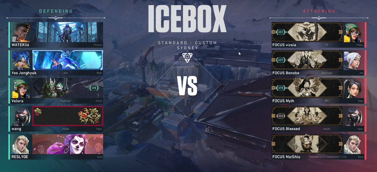 The match up for Map 2!