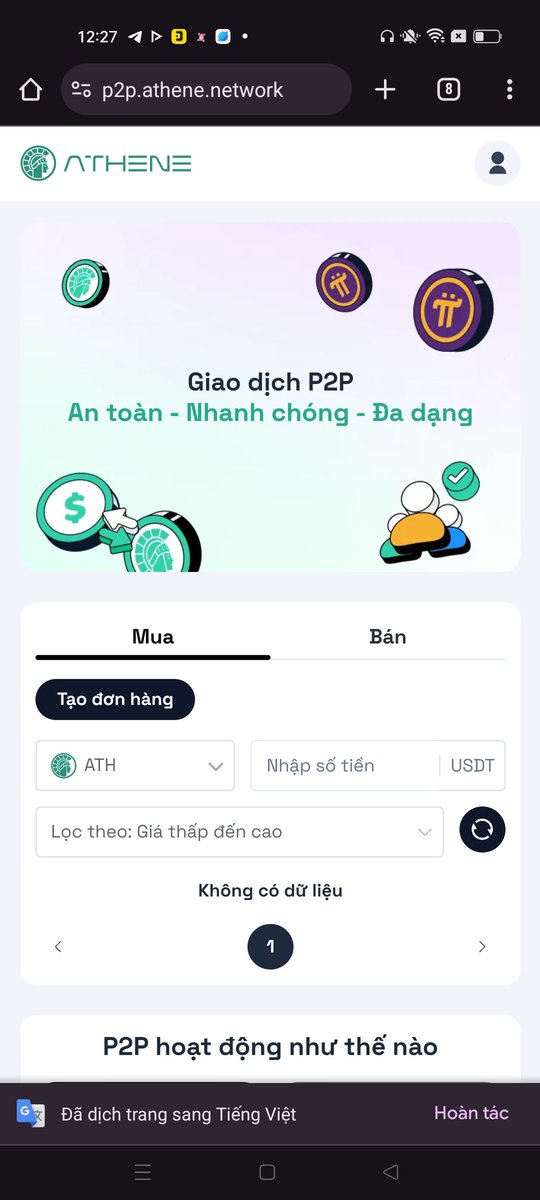 blogcuahai's tweet image. Pre-register for p2p exchange Athene Network 
Link to register for p2p platform Athene Network: p2p.athene.network/register?invit… 
Invitation code: RSHaxPPi3f
#athenenetwork #athene #athnetwork