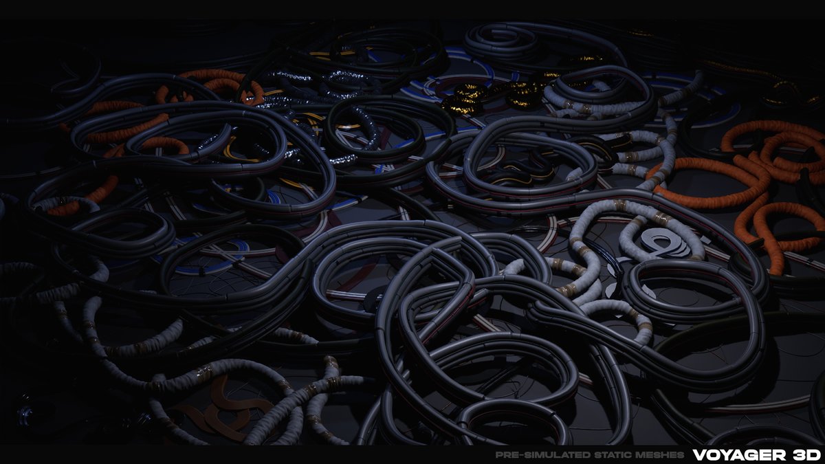 polypusherjake's tweet image. We&apos;ve just completed another Cable Kit cause everyone seems to love them! artstation.com/artwork/dKNDRQ
#UnrealEngine #epicgamesmarketplace #gamedev #3dart
