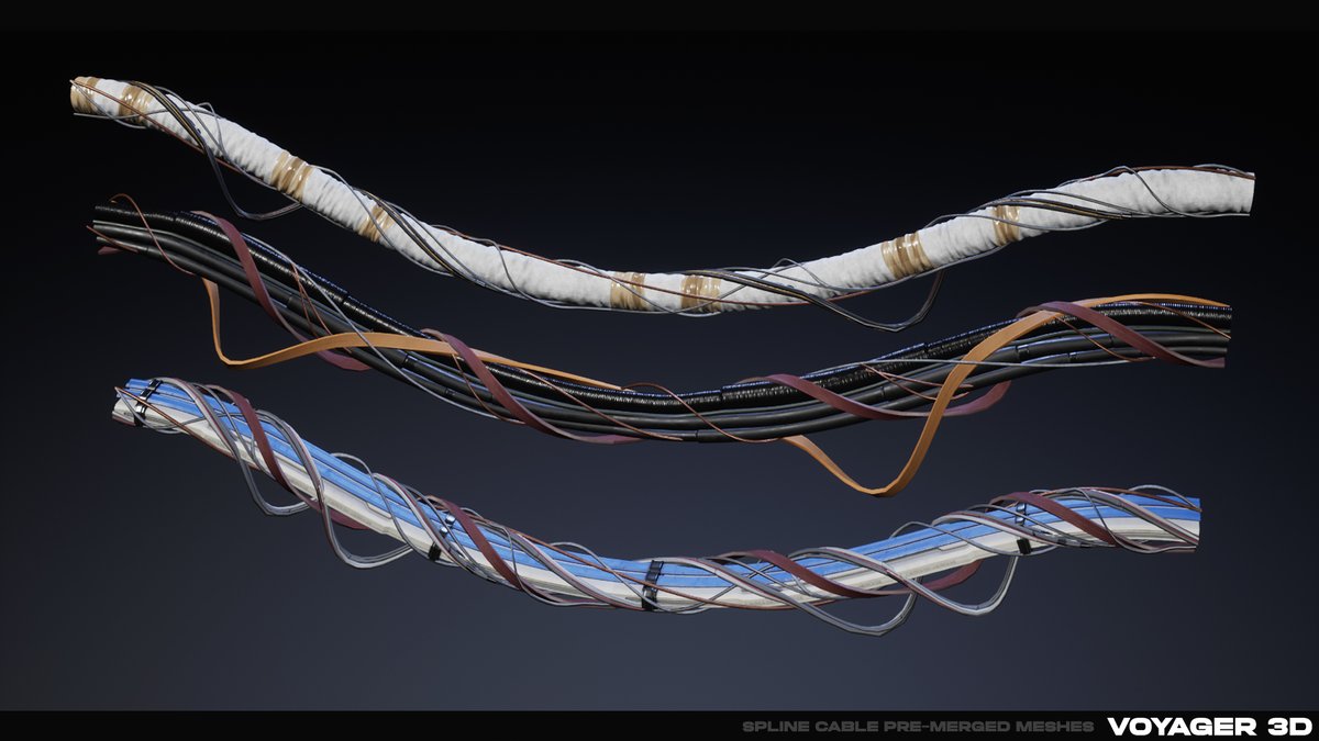 polypusherjake's tweet image. We&apos;ve just completed another Cable Kit cause everyone seems to love them! artstation.com/artwork/dKNDRQ
#UnrealEngine #epicgamesmarketplace #gamedev #3dart