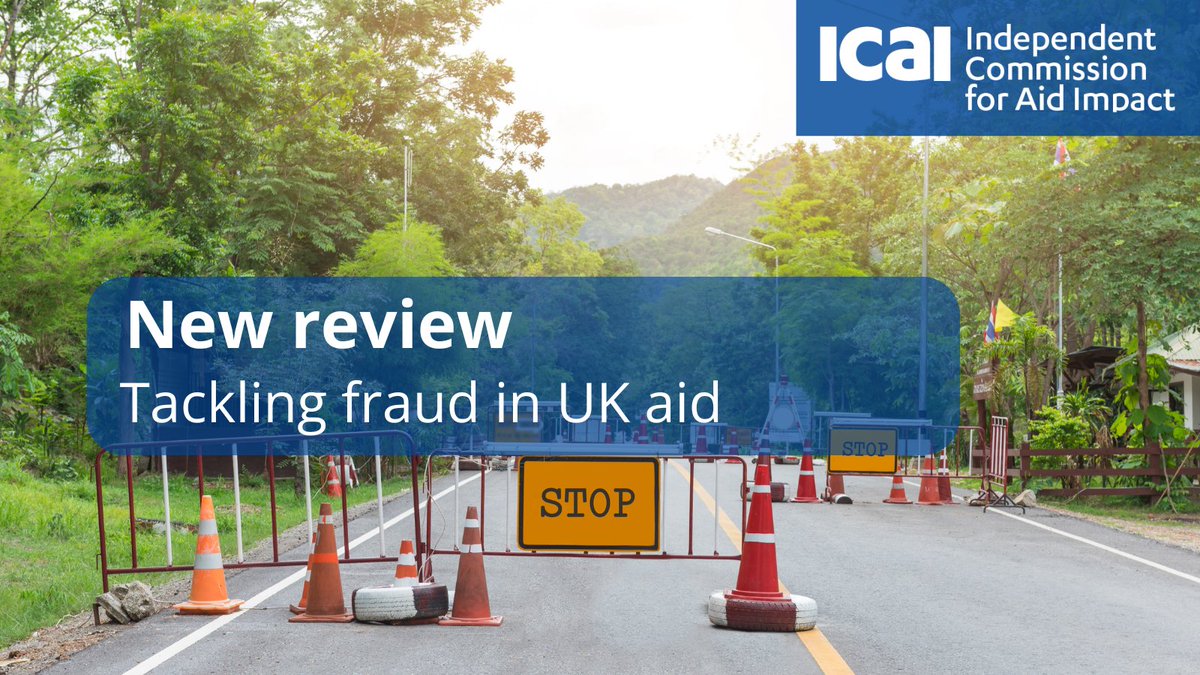 🚨Our new review looks at how effectively fraud risk is managed in #UKaid delivery in country offices, with case studies of 🇲🇿Mozambique , 🇰🇪Kenya and 🇮🇳India. Find out more: tinyurl.com/mmbkfx3z