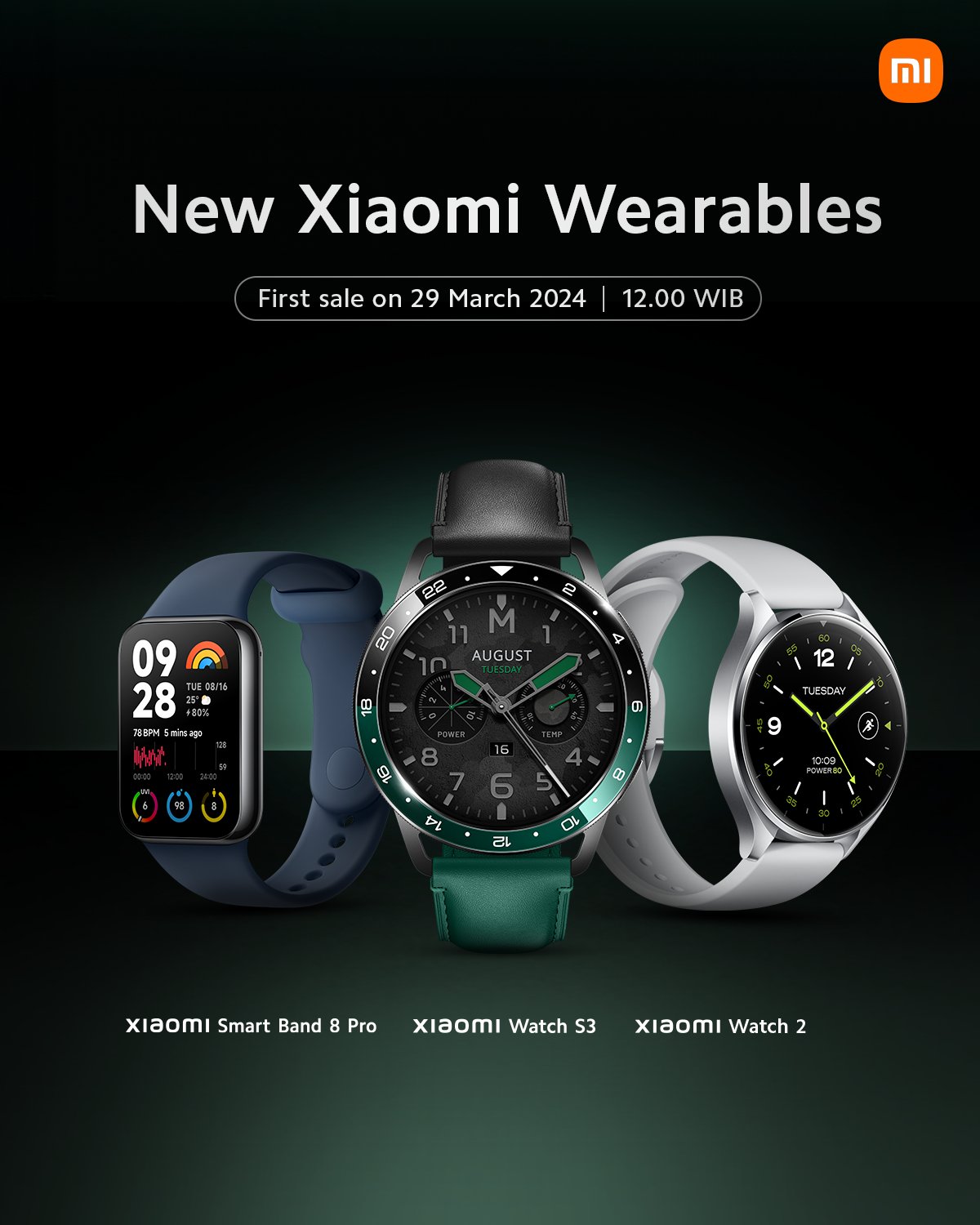 Xiaomi Indonesia on X Get smarter healthier and fit with your fashion. Here we go our new Xiaomi Wearable products Xiaomi Watch S3 Xiaomi Watch 2 Xiaomi Smart Band 8