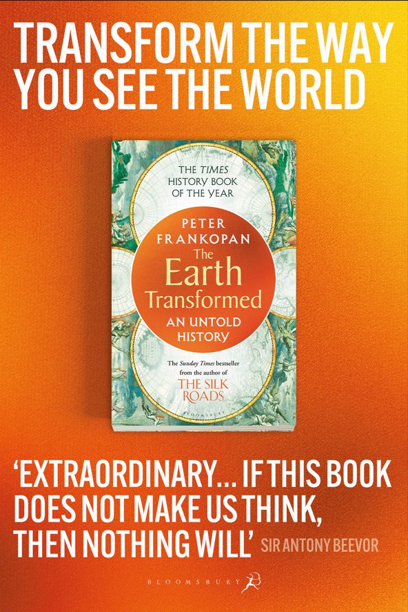 My paperback is out this week - it looks at how the natural world has shaped history; and how humanity has reshaped the environment (and climate) for better and for worse. It goes from the dawn of time to today/tomorrow and covers all corners of the earth. I hope you’ll enjoy !