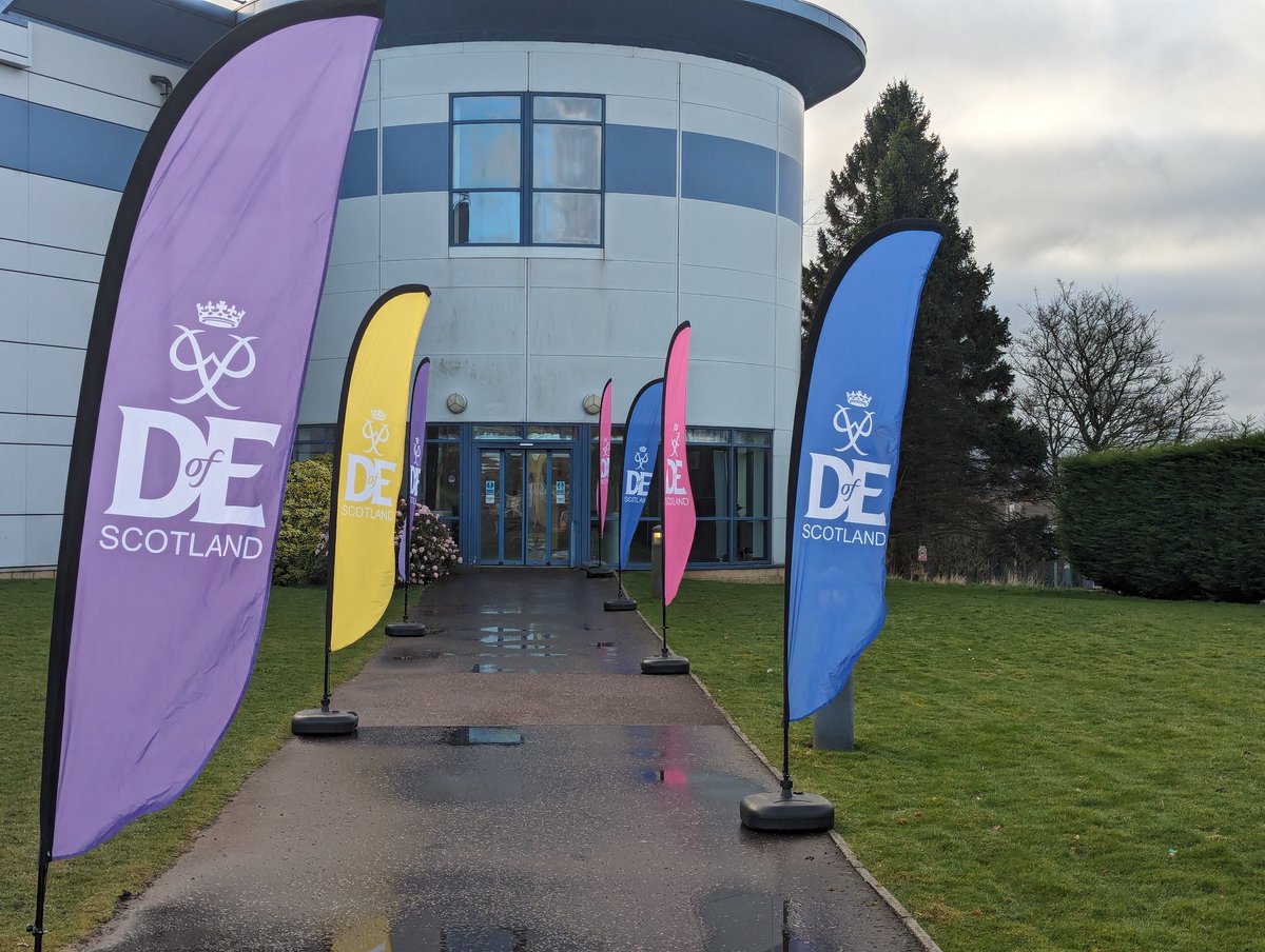 All ready to welcome DofE Leaders to @DofEScotland #leaderswithoutlimits conference. #excited