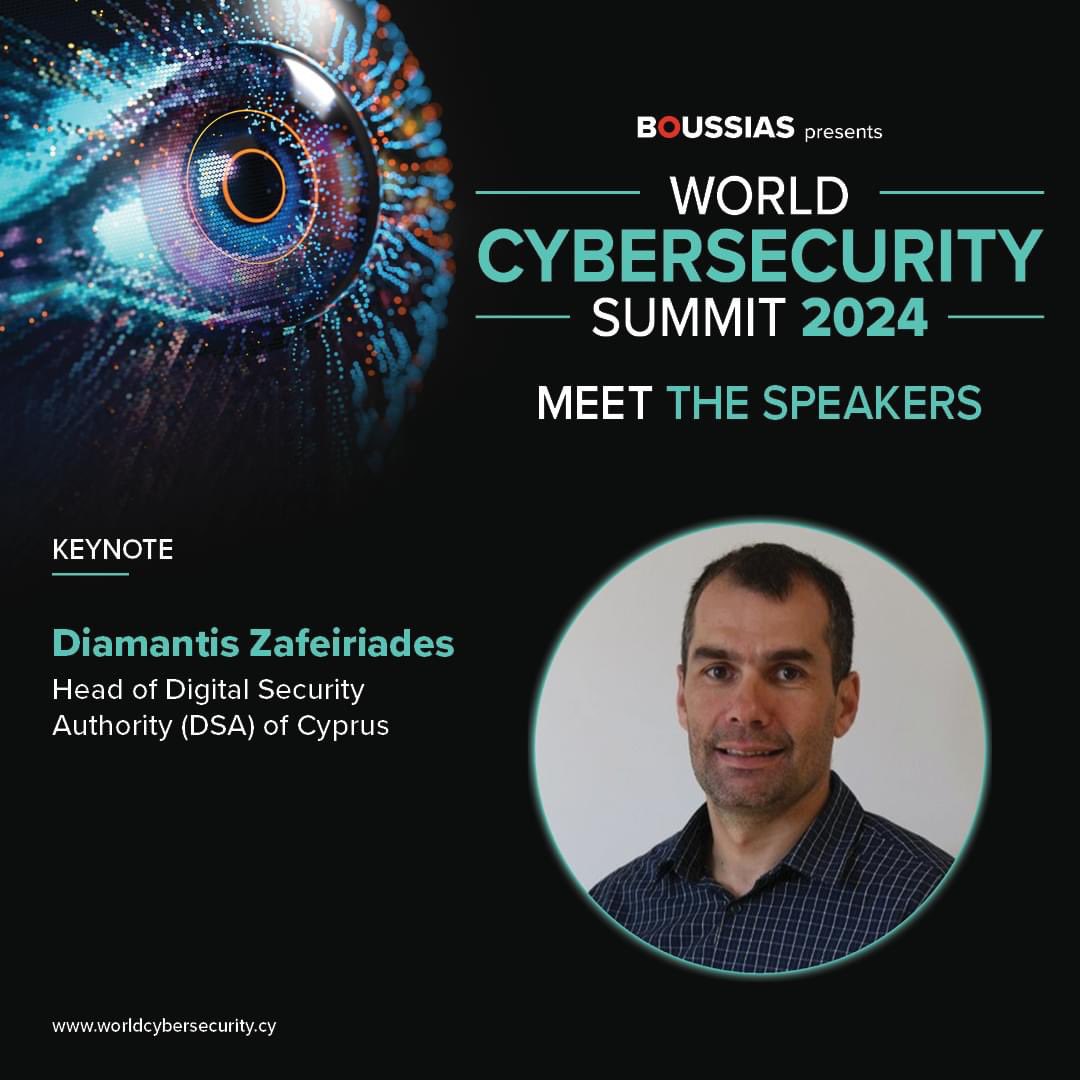 World Cyber Security Summit 🌐 The 1st World Cyber Security Summit in Cyprus, organized by BOUSSIAS Cyprus, aims to present the rapidly evolving landscape of cyber security and the technologies that will enable organizations and enterprises to review their defenses accordingly.…