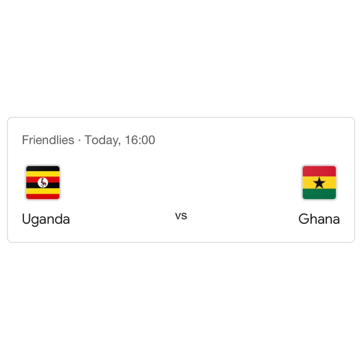 MATCHDAY : Friendly Uganda 🇺🇬 Vs Ghana 🇬🇭 4pm GMT 6pm EAT