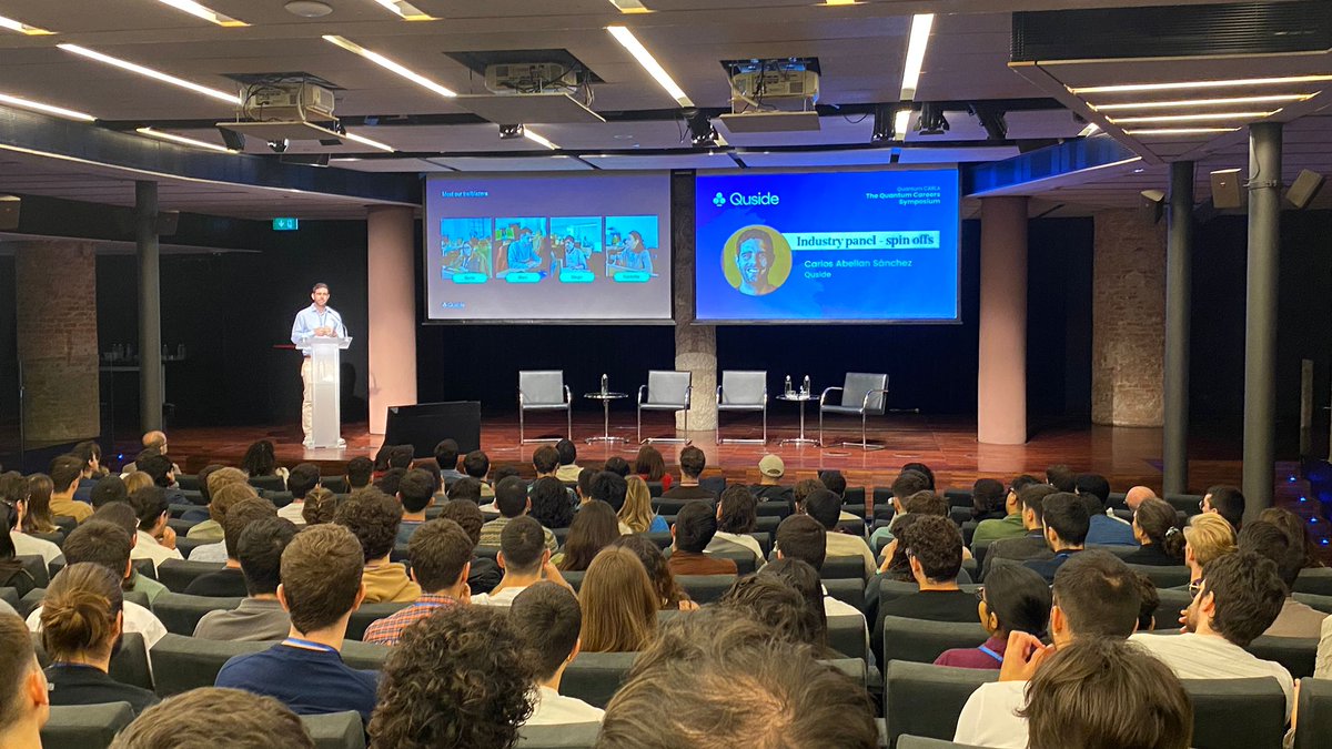 Last week, we had the pleasure of attending Quantum #CARLA Barcelona, a #QuantumCareers Symposium. tailored for aspiring individuals in the fields of STEM, including undergraduates, master's students, and early-stage researchers.🌟🔬 #QuantumFuture #STEMCareers