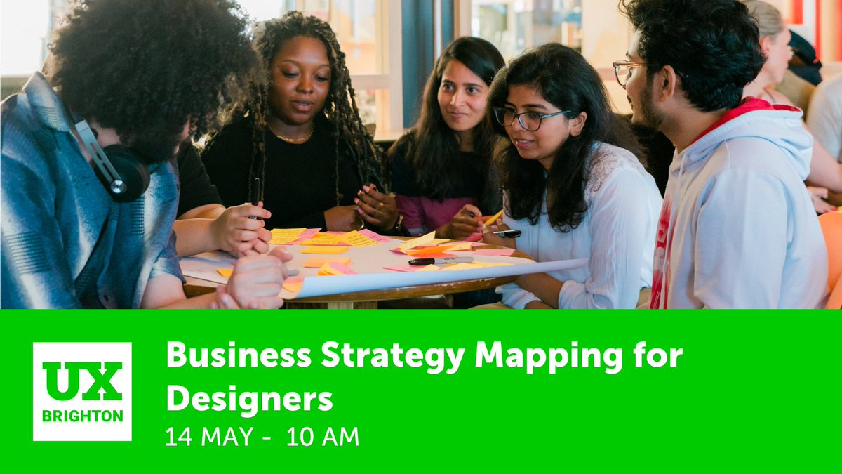 ❓Ready to bridge the gap between design and business? Join us on May 14th for a workshop that will empower your designs to drive business success. Unlock the secrets to strategic thinking and planning in design! With @tomprior #DesignInnovation #businessstrategyfordesigners…