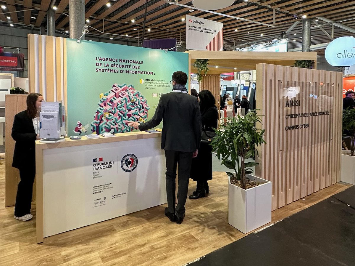 ANSSI_FR's tweet photo. Le #ForumInCyber 🧠 démarre aujourd’hui !
 
😃 Les équipes de l’#ANSSI sont prêtes à vous accueillir pour cette édition 2024.
 
📍 Rendez-vous sur le stand n°D6-1.
 
https://t.co/jlCgvh6L4j https://t.co/6q05XDI3s6