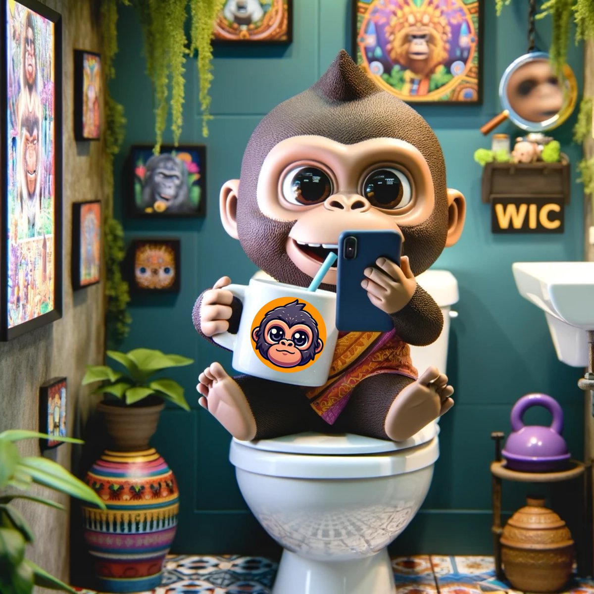 Good Morning 🍌🍌🍌

What’s the first thing you do when you wake up? 🦍

#Coffee
#poo 
#brushyourteeth 

Say GM to Baby Kong 😴😴

#BabyKong #memecoins #cryptomemes #CryptoCommunity #morningvibes #Cryptos #Altcoins #Binance #Bitcoin #SOLANA