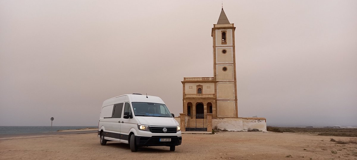 Cabo de Gata! #roadtrip during the Sahara dust storm.