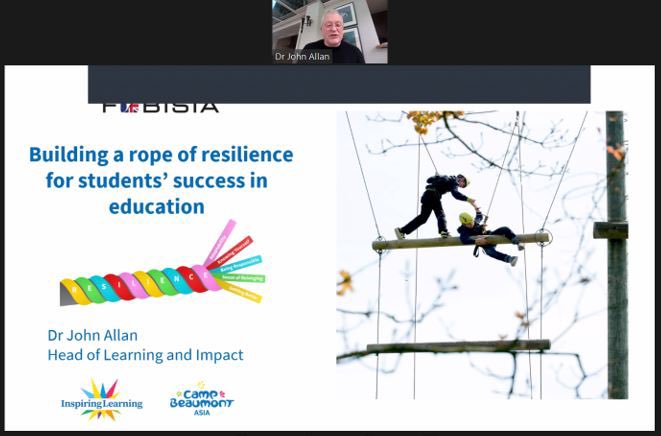 Word for the day: #Resilience 🌱 Dr. John Allan underscores the importance of fostering strong, adaptable young people. “Children are resilient by nature; we must nurture and emphasize it!” @FOBISIA1 @cpd_tbs @TBS_Delhi
