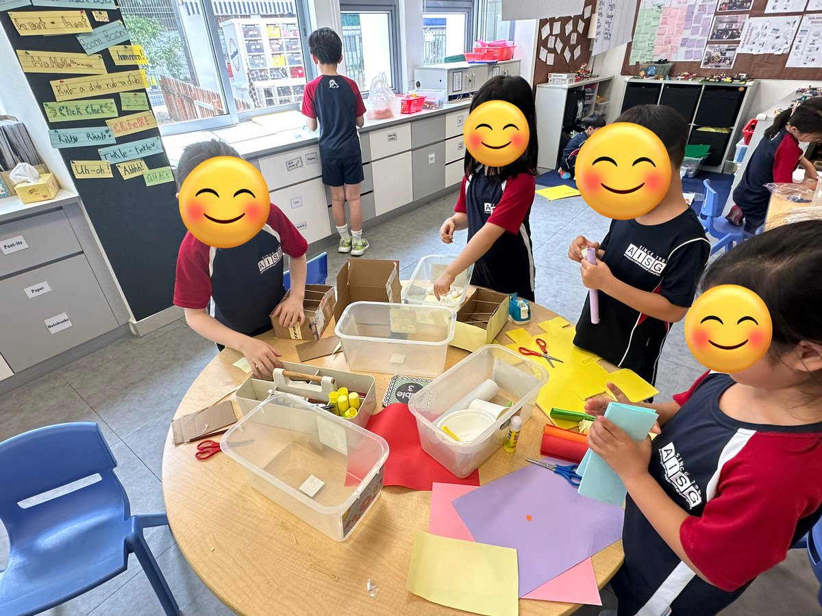 Students are excited to perform their readers theatre script and have been working hard on creating props and backdrops for their performances. @AISGZ