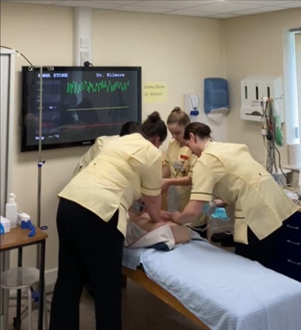 NPQD_CHB's tweet photo. March 14th was the launch of NPD's first Simulation Day for the 4th year Intern Std. Nurses. Simulation promotes active learning by allowing students to actively participate and make decisions within a safe simulated environment. Thank you to all involved #simulation https://t.co/ZowzbepzLY