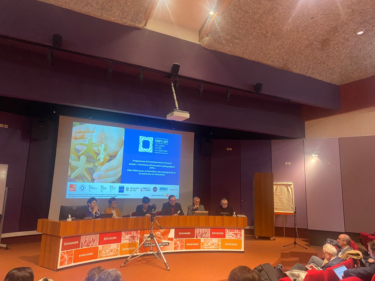 Journée inter actions du projet PIA3💯%IDT a lieu aujourd'hui à l'INSPE de Caen! Le partage des avancées de 6 actions ainsi que les ateliers très intéressants sont au programme👏👀