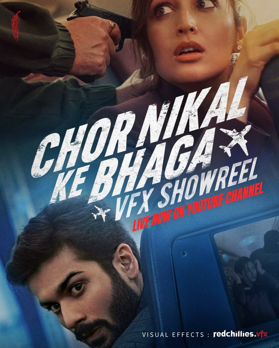 Ladies and Gentleman, this is your captain speaking…🌶👨🏽‍✈️ Step into the world of ‘Chor Nikal Ke Bhaga’ and witness the power of VFX in action! From the thrilling plane take-off, mid air glides, to the intricately crafted airport runway scenes, the RC team ensured every frame…