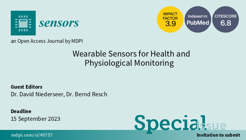 Sensors_MDPI's tweet image. #specialissue #callforreading
Wearable Sensors for Health and Physiological Monitoring
mdpi.com/journal/sensor…
Guest Editor: Dr. David Niederseer and Dr. Bernd Resch
#PhysiologicalMonitoring #WearableSensors