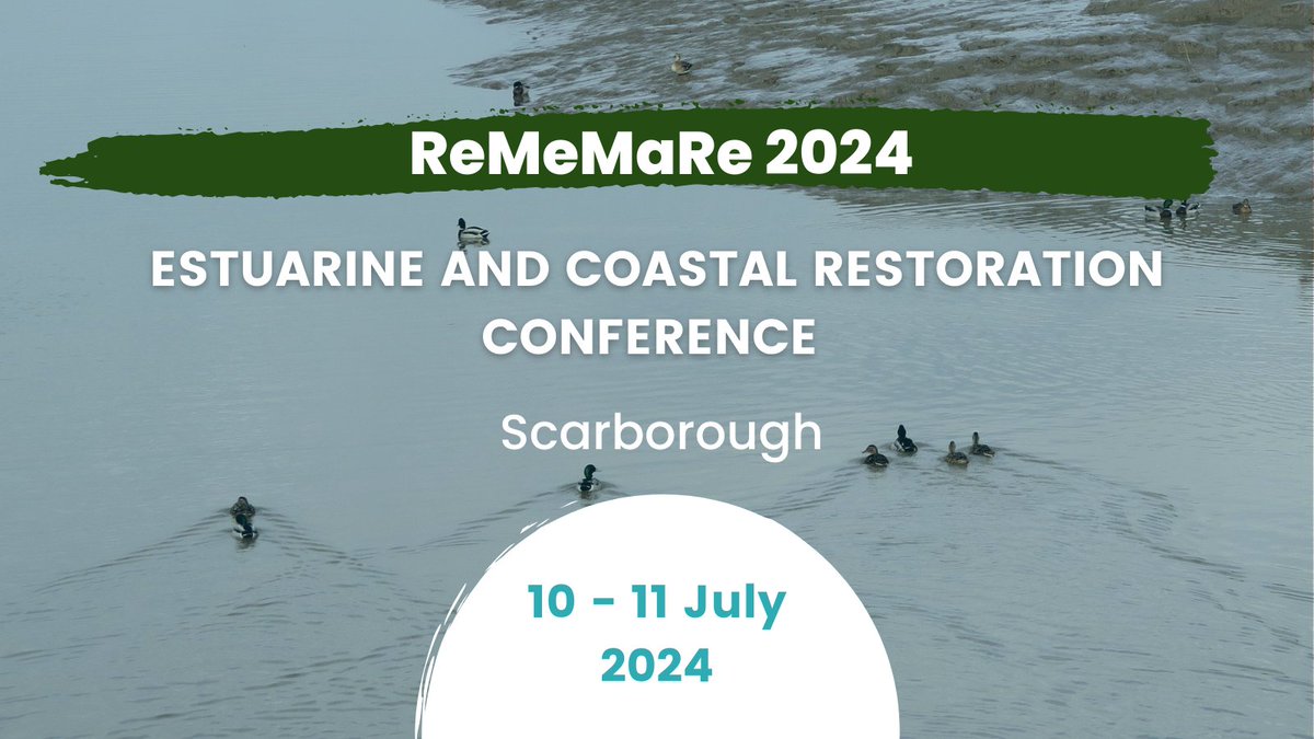 Are you interested in coastal restoration science, practice, and #policy? @CF_Conf's #ReMeMaRe2024 is returning for another year, providing a day & a half of inspiring talks & networking opportunities, bringing together government, eNGOs and industry. 👉 loom.ly/vPfXxBI