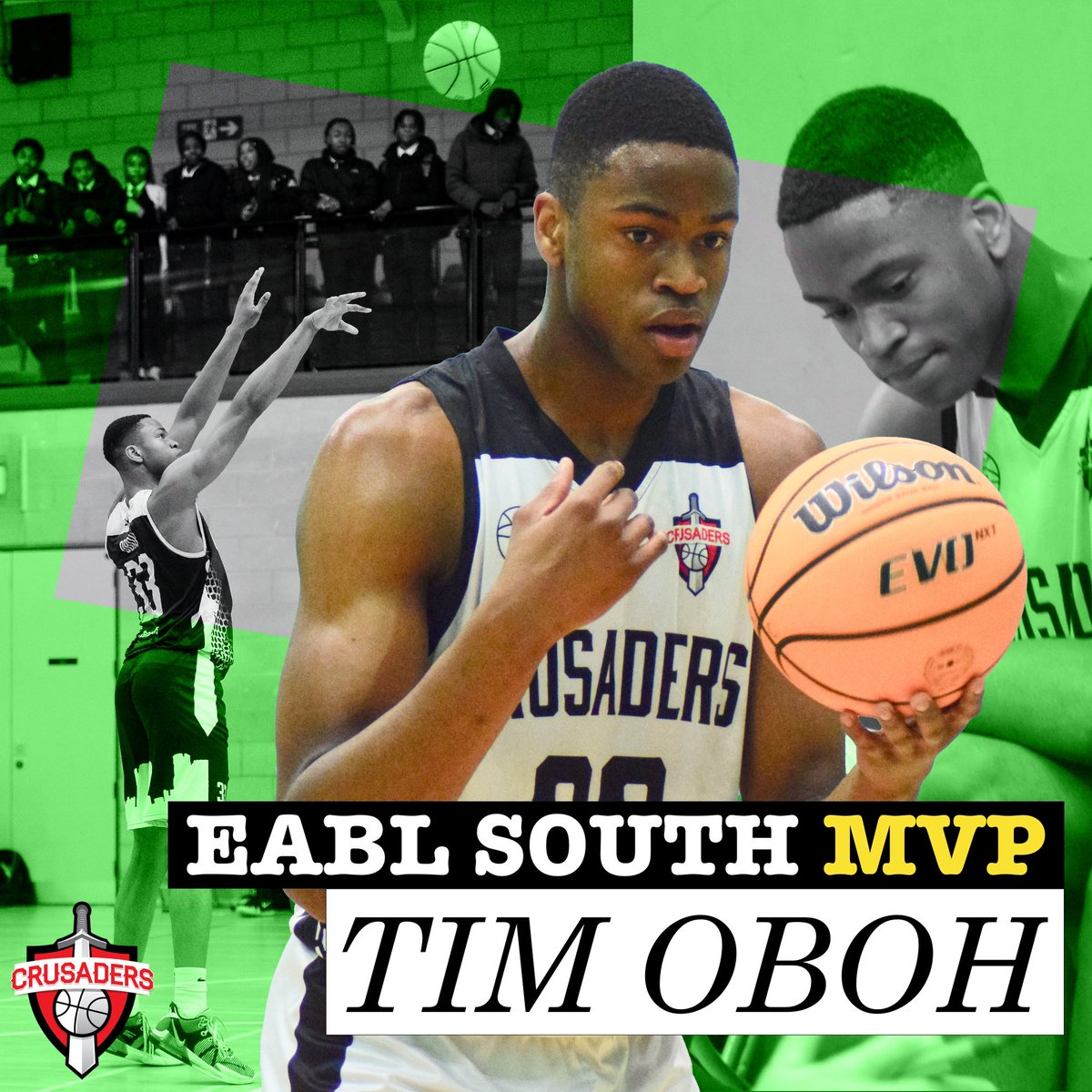 🌟TIM OBOH - MVP. The Canterbury Academy forward picks up the EABL South MVP award. #WeAreCrusaders