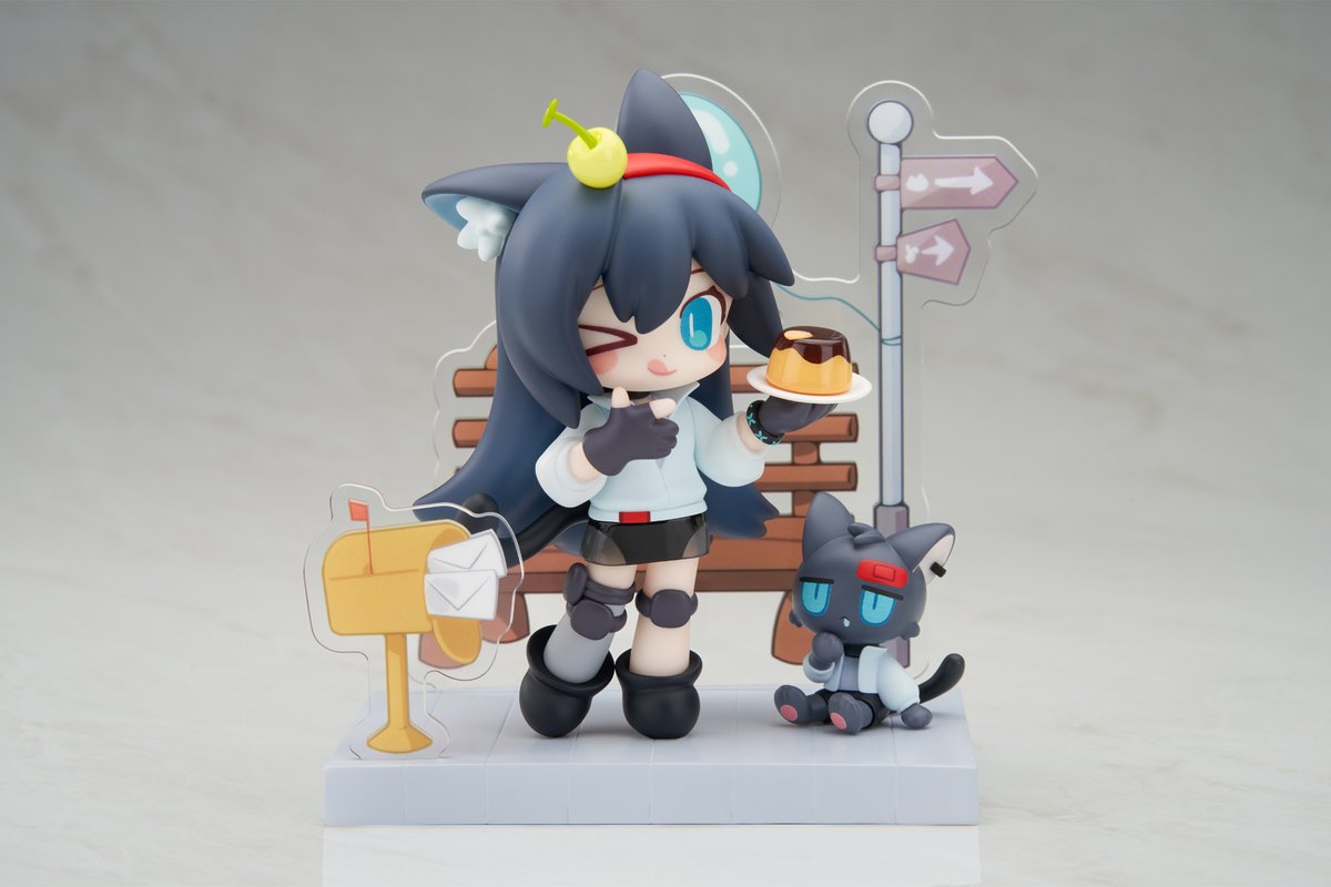 APEX_TOYS's tweet photo. 〓新品公开〓

出自超人气手游《明日方舟》的「煌」和「凯尔希」激萌登场！
甜点时间到！这次不仅有熟悉的干员，还有美味的甜品跟可爱的猫猫哦～
快来和「煌」、「凯尔希」一起享受美味的甜点吧~

#アークナイ #Arknights #APEXTOYS https://t.co/FS2ZtS6TKw