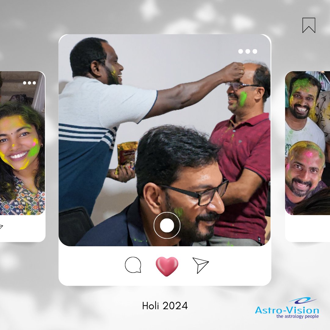 Astro_Vision's tweet image. Yay! What an incredible Holi—colourful and unexpected! 🎉Our favorite dresses might be a mess, but it was incredibly fun. 📷 Thanks to everyone who joined in! 📷
#AstroVision #TheAstrologyPeople #Holi #Holi2024 #HappyHoli #Festival #IndianFestival #HoliHai #Celebration #India