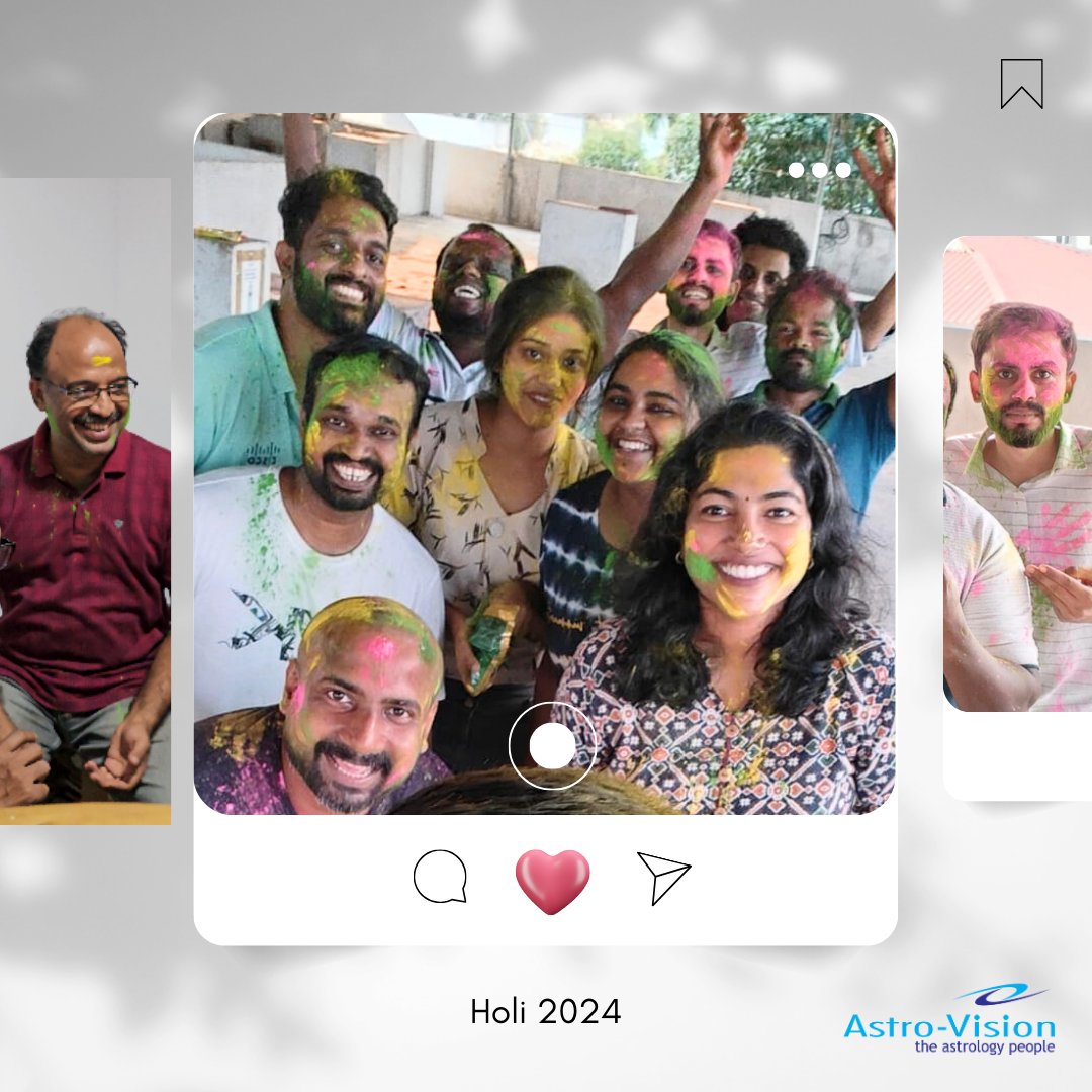 Astro_Vision's tweet image. Yay! What an incredible Holi—colourful and unexpected! 🎉Our favorite dresses might be a mess, but it was incredibly fun. 📷 Thanks to everyone who joined in! 📷
#AstroVision #TheAstrologyPeople #Holi #Holi2024 #HappyHoli #Festival #IndianFestival #HoliHai #Celebration #India