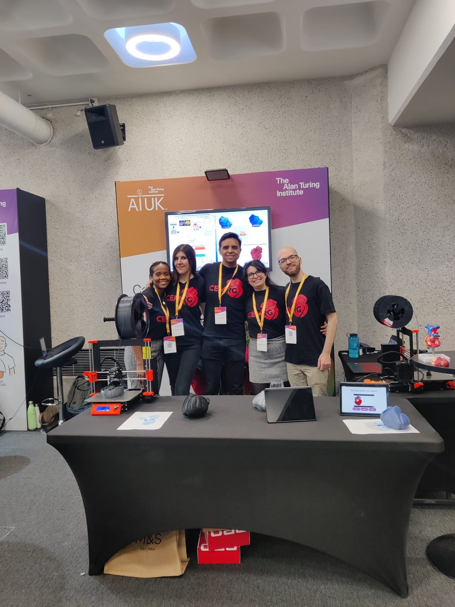 Cristobal Rodero Gomez and team were at #AIUK last week to showcase their research on creating #cardiac digital twins to industry, fellow researchers and policymakers
