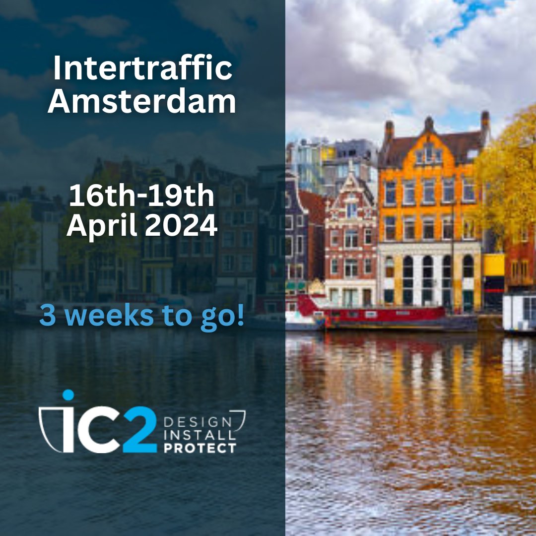 We are now just 3 weeks away from Intertraffic in Amsterdam. Even with all the ongoing preparations, the clock is ticking quickly.

We look forward to getting the absolute most out of this event!

#IntertrafficAmsterdam #TrafficTechnology #Innovation #iC2 #Networking