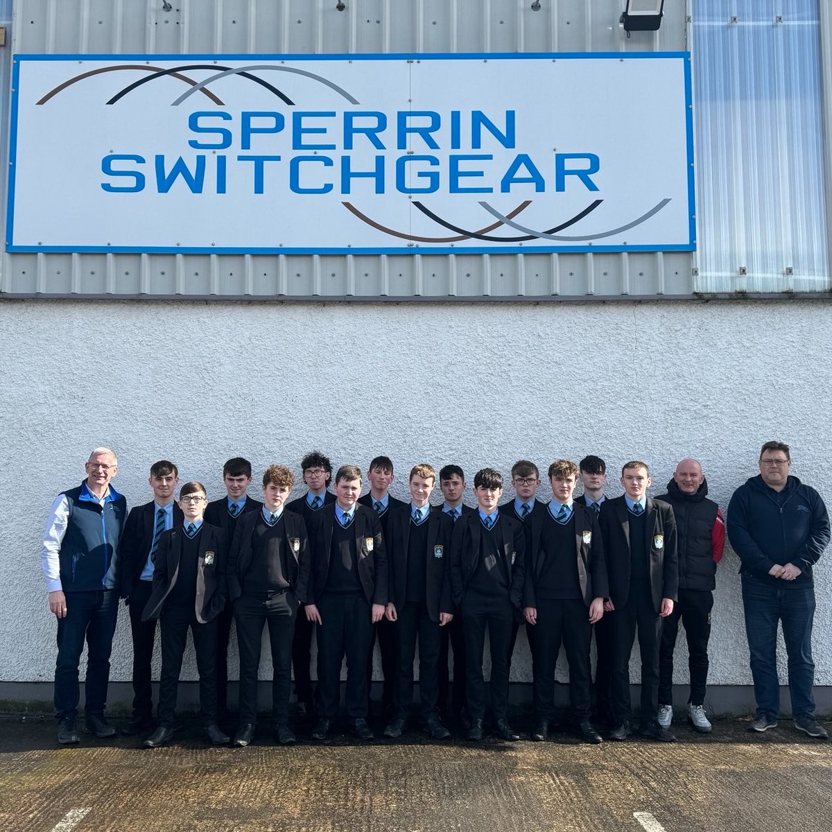 'Thanks to Sperrin Switchgear who recently facilitated another very informative workplace tour with the prospect of holiday work and potential apprenticeships for aspiring students.'