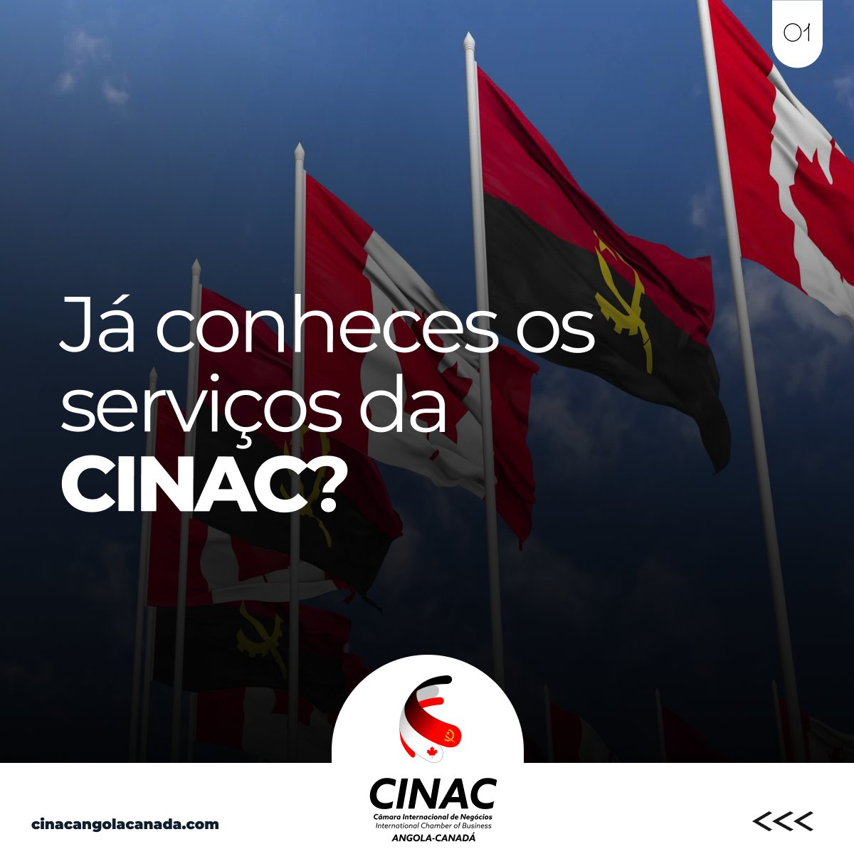 cinacac's tweet photo. "🌍 Quer expandir seus negócios para novos mercados? A Câmara Internacional de Negócios Angola-Canadá oferece serviços especializados para impulsionar seu sucesso internacional!  Não perca essa chance! 🚀🤝 #NegóciosInternacionais #CINAC https://t.co/Py6QKBe82O