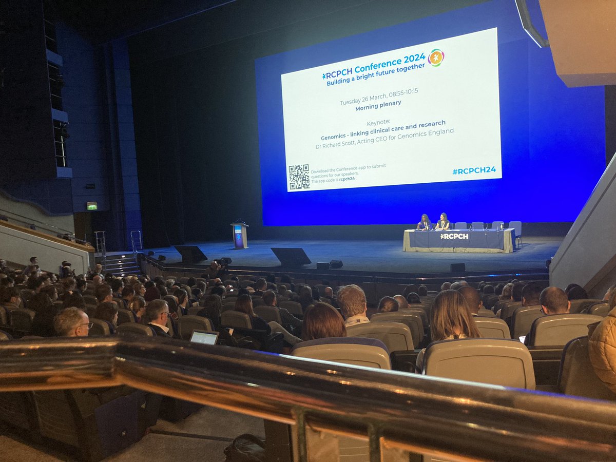 DrNickTwit's tweet photo. A packed house for the start of day 2 of #RCPCH24 https://t.co/sZLPHTDymd