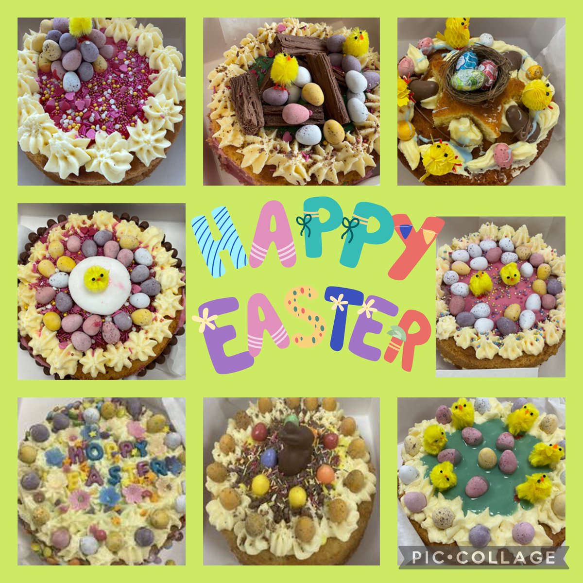 Eggcellent Easter cakes created by year 10 Home Economics classes. Wishing everyone a Happy Easter!